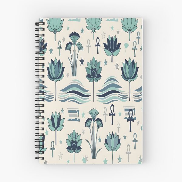 Item preview, Nile Star Garden Pattern — Lotus & Ankh Icons designed and sold by zamew.