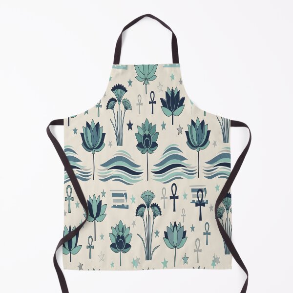 Item preview, Nile Star Garden Pattern — Lotus & Ankh Icons designed and sold by zamew.