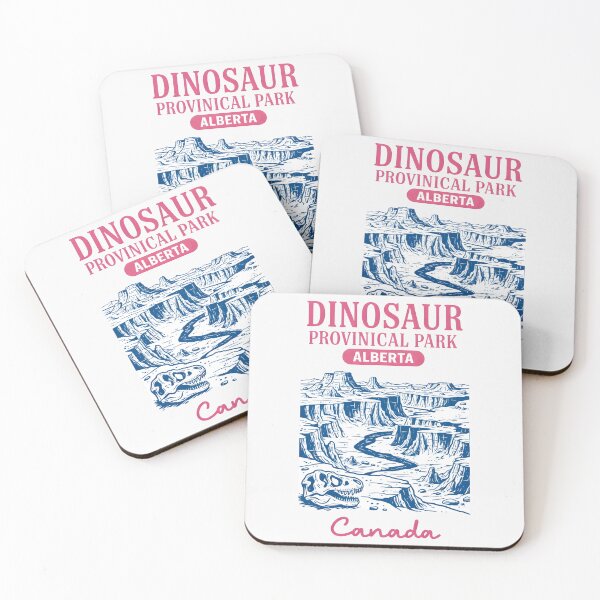 Item preview, Dinosaur Provincial Park Alberta Canada Cute Landscape Pastel designed and sold by HowToCanadian.