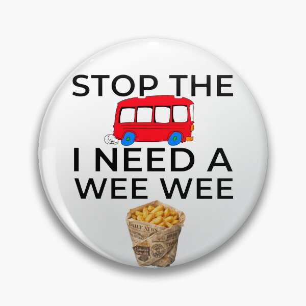 Item preview, Stop The Bus I Need a Wee Wee Scottish Humor Road Trip Design designed and sold by Loom on the Loch.