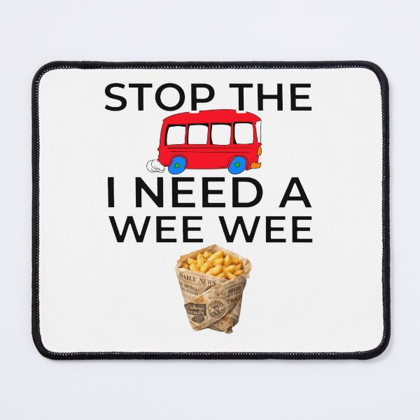 Item preview, Stop The Bus I Need a Wee Wee Scottish Humor Road Trip Design designed and sold by Loom on the Loch.