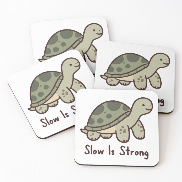 Item preview, Slow Is Strong Cute Turtle Motivation designed and sold by OuSfian1.
