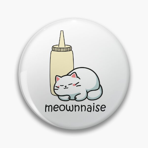 Item preview, mayonnaise cat, meownnaise designed and sold by Gkinoki.