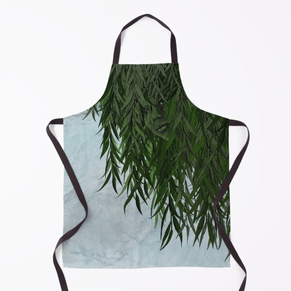 Item preview, A woman’s face appearing through willow leaves designed and sold by TraceyEvansArt.