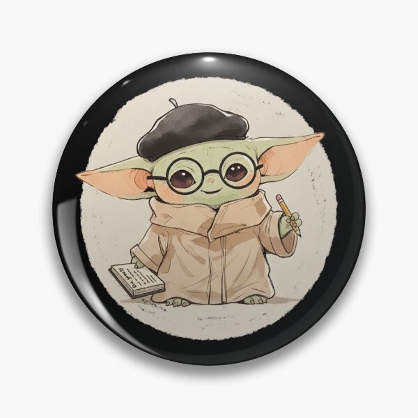 Item preview, BABY YODA SCREENWRITER designed and sold by LIS AND MELIVERSO.