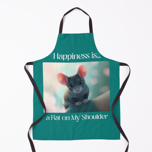 Item preview, Happiness is a Rat on My Shoulder Pet Rat designed and sold by Sachie's Studio.