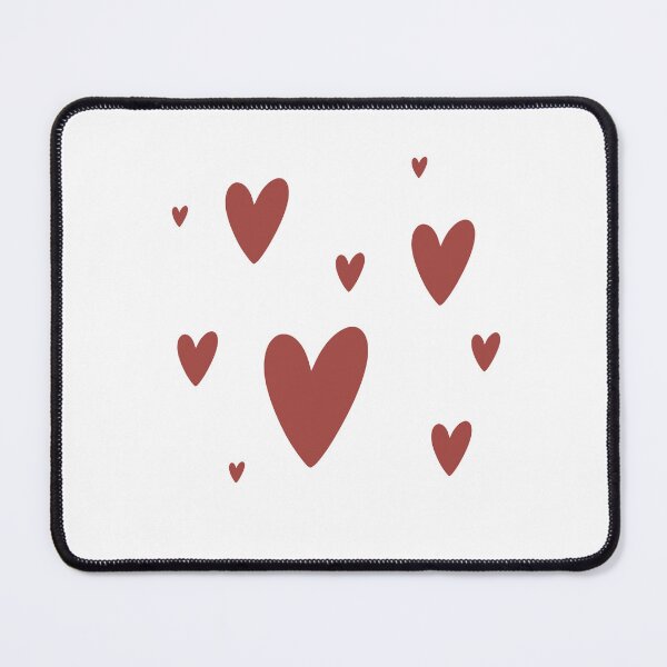 Item preview, Minimalist Red Heart Pattern "Circle of Love" Aesthetic designed and sold by Tamer ⭐⭐⭐⭐⭐.