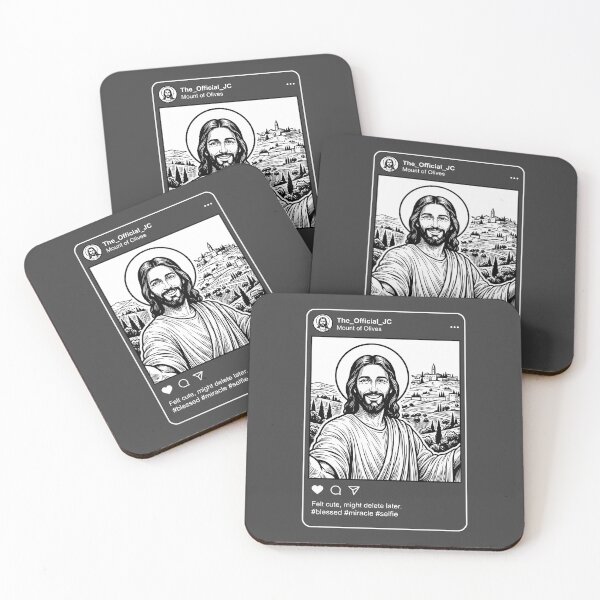 Item preview, Jesus Selfie Felt Cute Might Delete Later - Dark designed and sold by WAMTEES.
