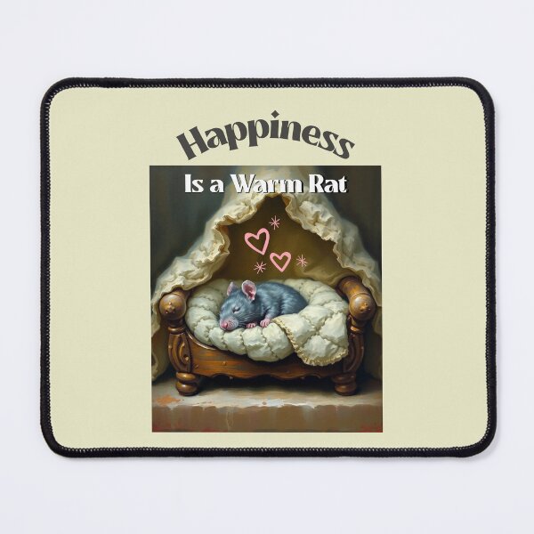 Item preview, Happiness is a Warm Rat Pet Rat designed and sold by Sachie's Studio.