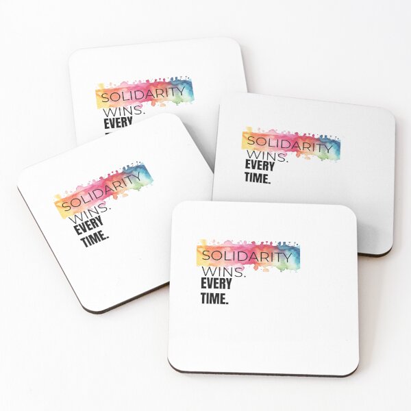 Item preview, Solidarity Wins Every Time – Bold Paint Splash Activist Design designed and sold by Teale-Studio.