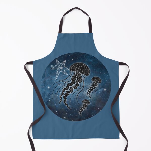 Item preview, Jellyfish Family Cosmic Sea illustration design designed and sold by 3DDesignSpot.