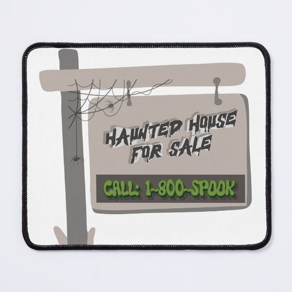 Item preview, Haunted House for Sale Spooky Sign designed and sold by AlmostSilent.