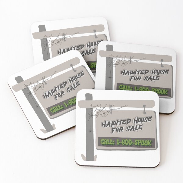 Item preview, Haunted House for Sale Spooky Sign designed and sold by AlmostSilent.