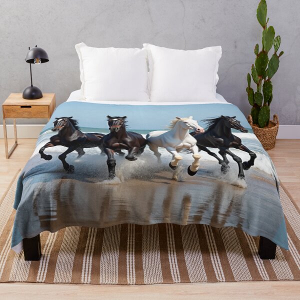 Item preview, Horses Running the Shoreline designed and sold by laurakerr.