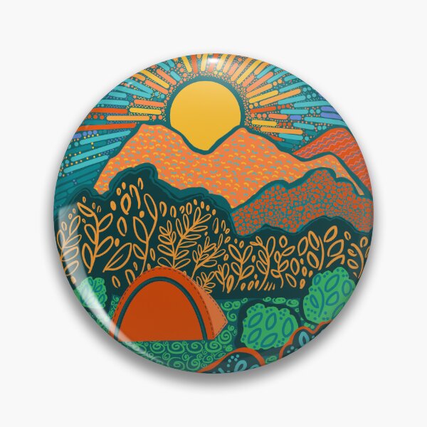 Item preview, Mountains And Sunset Campsite designed and sold by CampK80.