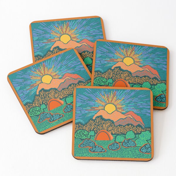 Item preview, Mountains And Sunset Campsite designed and sold by CampK80.