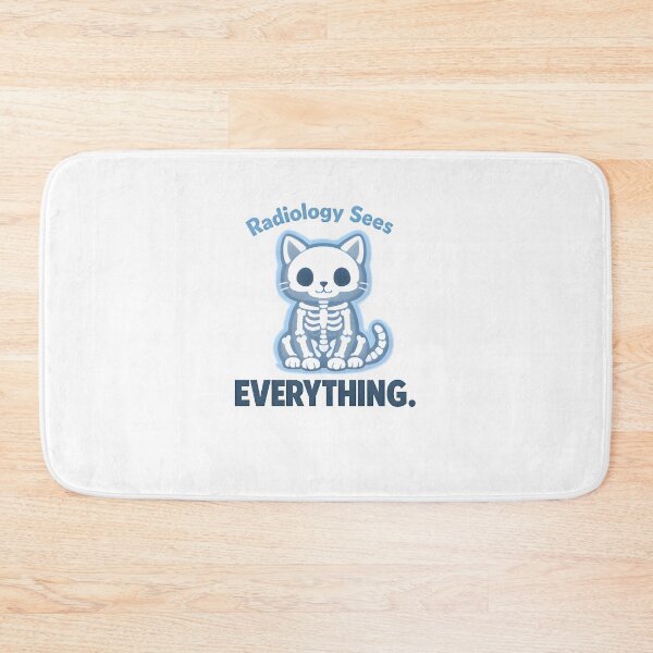Item preview, Radiology Sees Everything – Funny Vet X-Ray Cat Design designed and sold by Bettybee00.