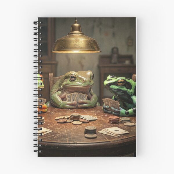 Item preview, Frogs Play Cards designed and sold by Tridentulus.