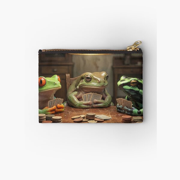 Item preview, Frogs Play Cards designed and sold by Tridentulus.