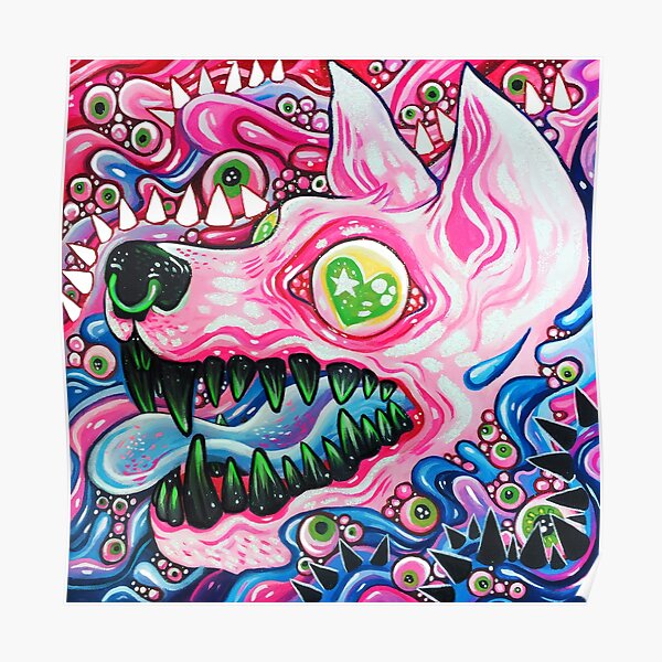 Mini Glitterwolf Poster