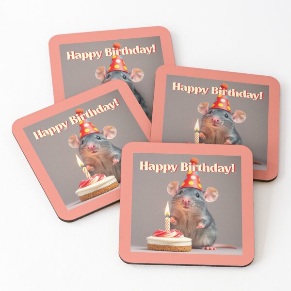 Artikelvorschau, Alles Gute zum Geburtstag, Haustierratte entworfen und verkauft von Sachie's Studio.
