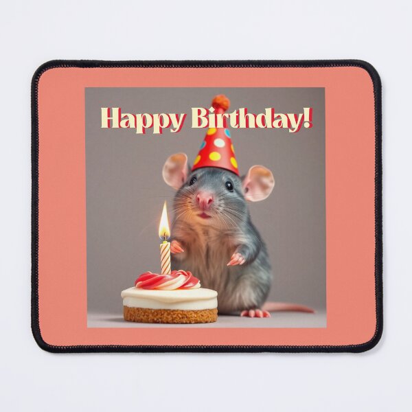 Item preview, Happy Birthday Pet Rat designed and sold by Sachie's Studio.