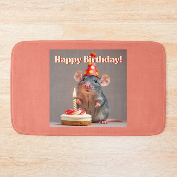 Item preview, Happy Birthday Pet Rat designed and sold by Sachie's Studio.
