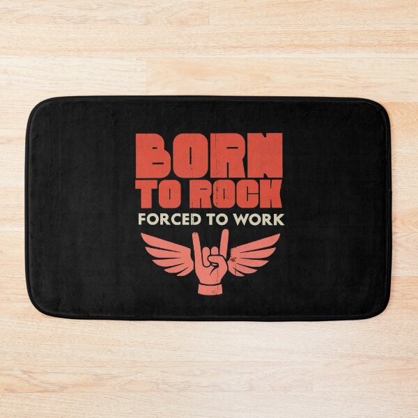 Item preview, Born To Rock Forced To Work - Funny Drummer & Rocker Humor designed and sold by LinaValearte.