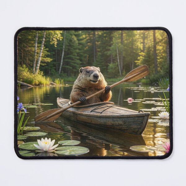 Item preview, Groundhog Kayaks in a Minnesota Lake designed and sold by Tridentulus.
