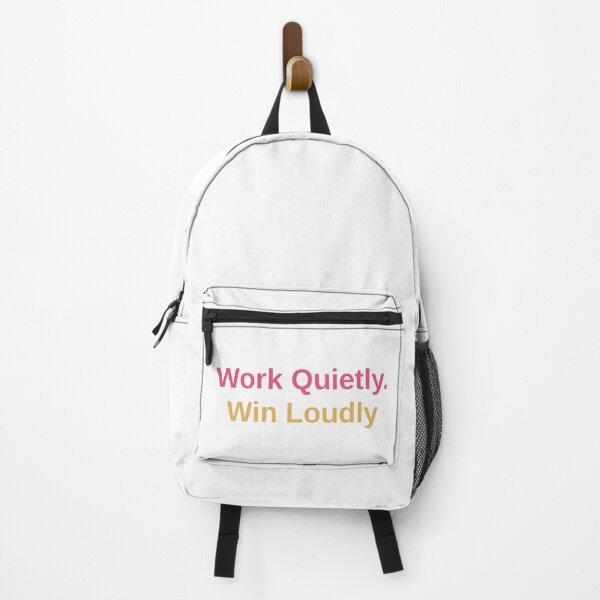Item preview, Work Quietly Win Loudly Motivational Mindset Typography Shirt designed and sold by Wild Shirt Studio.