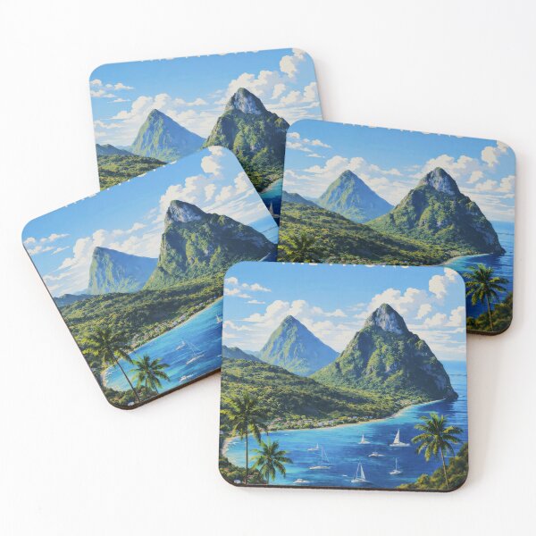 Item preview, Saint Lucia Petit Gros Piton Heritage Site designed and sold by scicilysimonee.