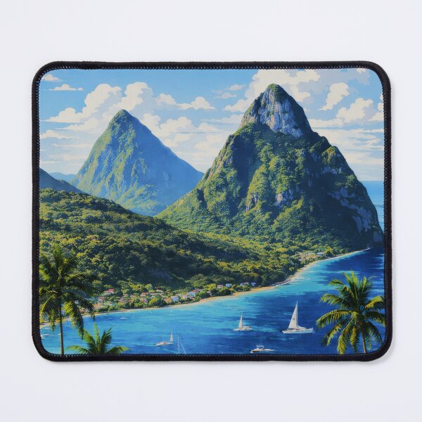 Item preview, Saint Lucia Petit Gros Piton Heritage Site designed and sold by scicilysimonee.