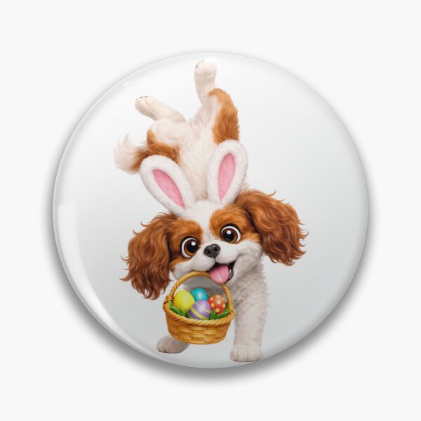 Item preview, Easter Cavalier King Charles Spaniel designed and sold by Sillytoe.