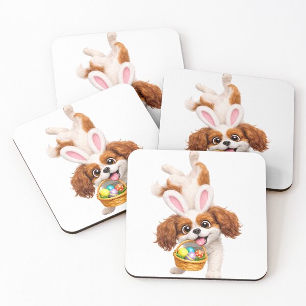 Item preview, Easter Cavalier King Charles Spaniel designed and sold by Sillytoe.
