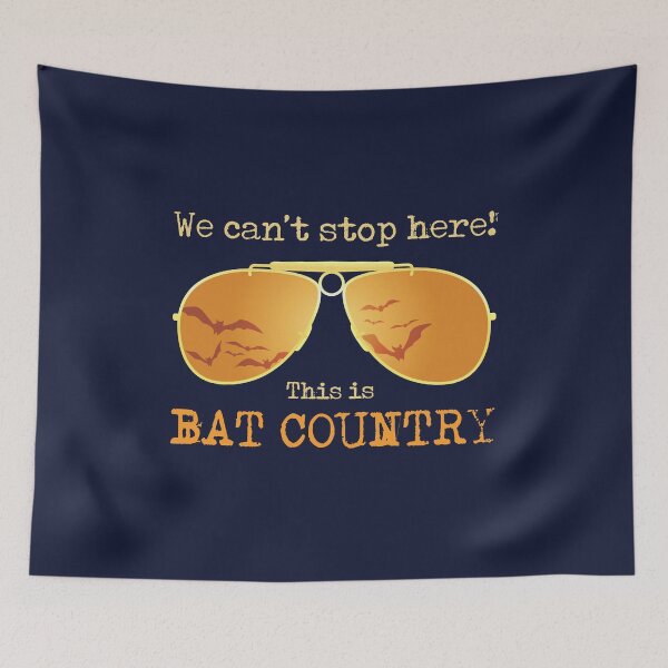 Item preview, This Is Bat Country - Fear and Loathing designed and sold by minimedium.