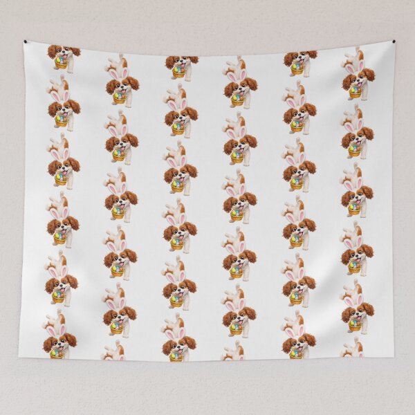 Item preview, Easter Cavalier King Charles Spaniel designed and sold by Sillytoe.