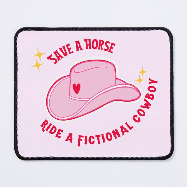 Item preview, Save a Horse, Ride a Fictional Cowboy designed and sold by Bookish Behaviour.