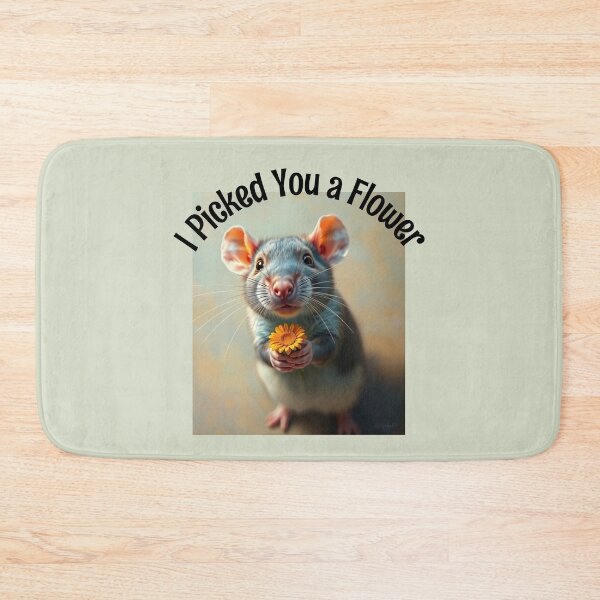 Item preview, I Picked You a Flower Pet Rat designed and sold by Sachie's Studio.