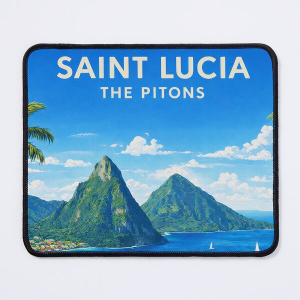 Item preview, Saint Lucia Petit Gros Piton west indies designed and sold by scicilysimonee.