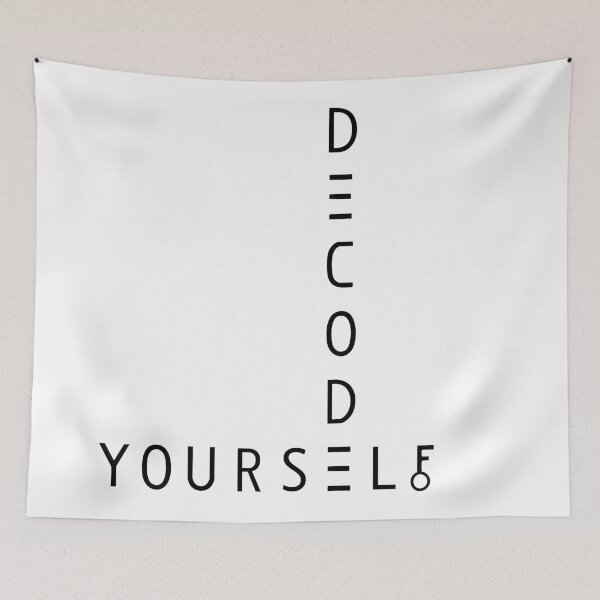 Item preview, Decode Yourself | Shadow Work Design, Inner Work Art, Self Analysis Journal, Therapy Office Decor, Trauma Healing Gift, Psychology Print designed and sold by Apotheosis by Irie Meraki.