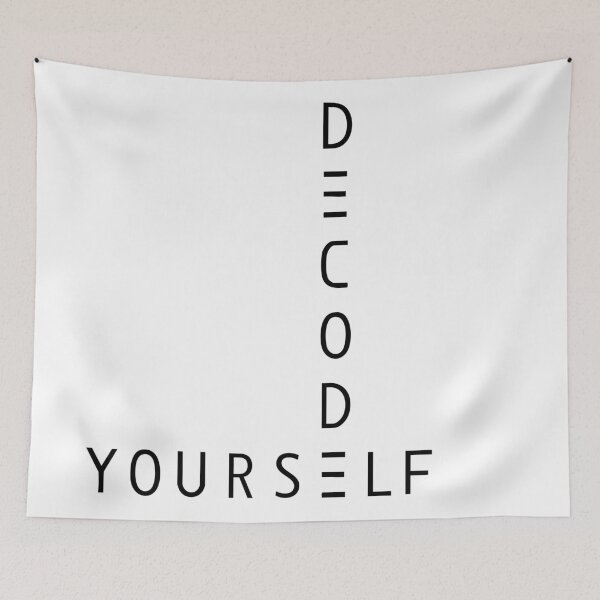 Item preview, Decode Yourself | Shadow Work Design, Inner Work Art, Self Analysis Journal, Therapy Office Decor, Trauma Healing Gift, Psychology Print designed and sold by Apotheosis by Irie Meraki.