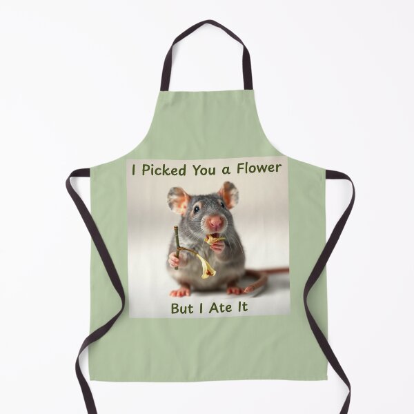 Item preview, Picked You a Flower Ate It Pet Rat designed and sold by Sachie's Studio.