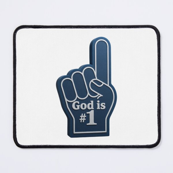 Item preview, God is #1 (Realistic Looking Foam Finger Version) designed and sold by D-Winch.