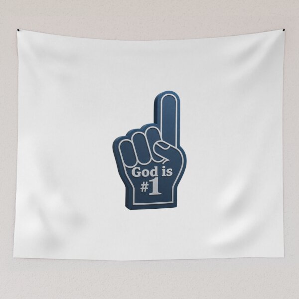 Item preview, God is #1 (Realistic Looking Foam Finger Version) designed and sold by D-Winch.