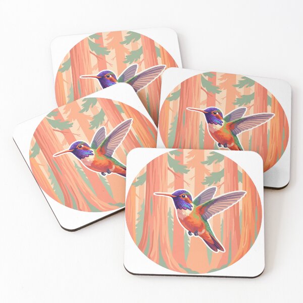 Item preview, Hummingbird and Sequoias  designed and sold by SCHummingbirds.