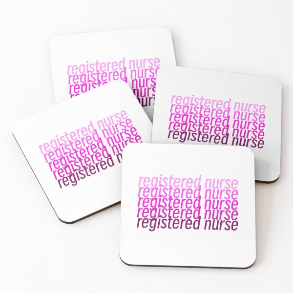 Item preview, Pink Gradient Design “registered nurse” designed and sold by emendoza2.