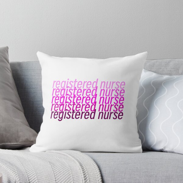 Item preview, Pink Gradient Design “registered nurse” designed and sold by emendoza2.