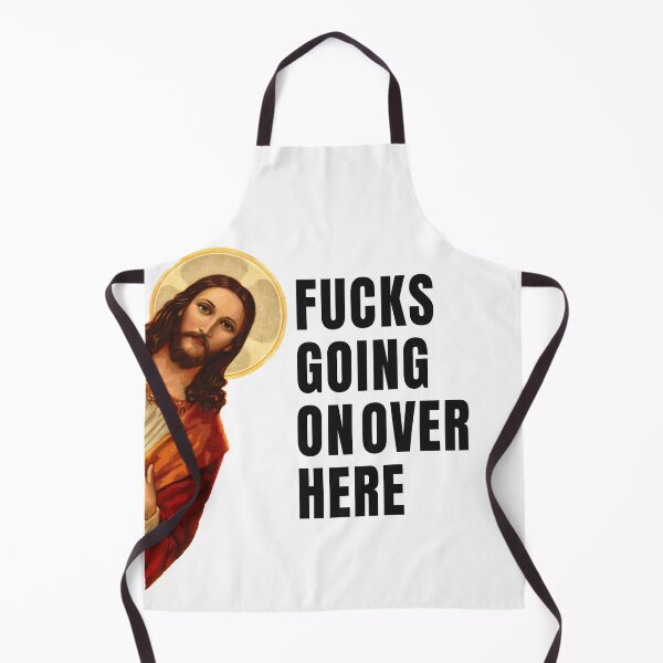 Item preview, Funny Jesus Meme Jesus Peeking Around Corner designed and sold by Eh Plus Designs.