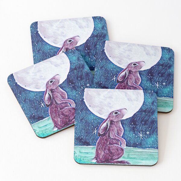 Item preview, Under the silvery moon designed and sold by The Hare & The Moon.