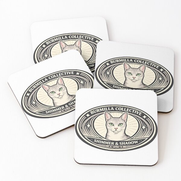 Item preview, Burmilla Vintage Cat Emblem designed and sold by postmarkpaw.